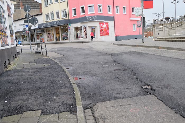 Der erste Bauabschnitt der Rathausstrae in Wissen beginnt Ende Mrz