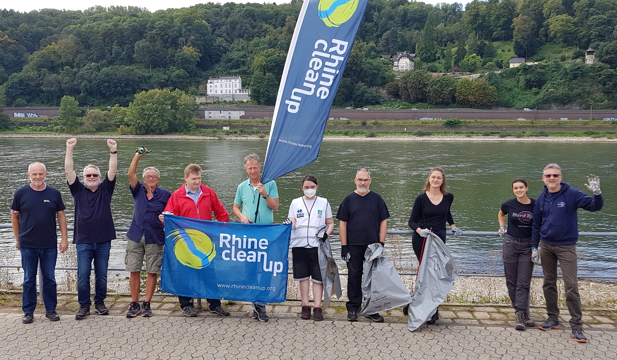 Auch Unkel beteiligt sich 2023 wieder am RhineCleanUp und subert das Rheinufer. (Foto: A. Muhoff)
