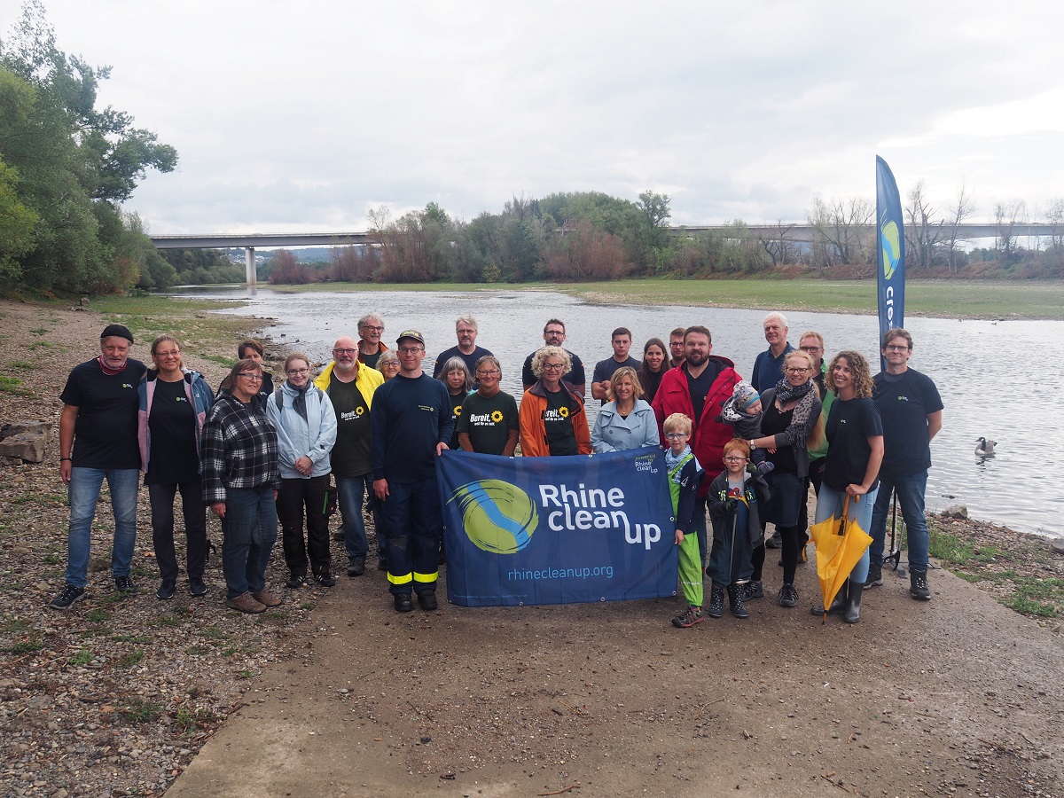 Im vergangenen Jahr besuchte die rheinland-pflzische Umweltministerin Katrin Eder die engagierten Freiwilligen beim Bendorfer RhineCleanUp. (Foto: Stadt Bendorf)