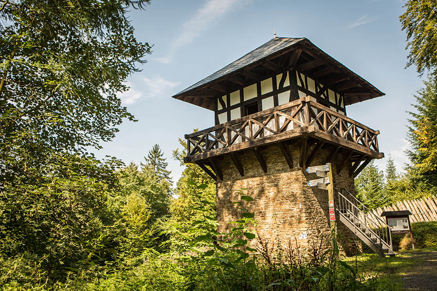 Der Rmerturm im Kulturpark Sayn (Foto: Archiv/Stadt Bendorf)