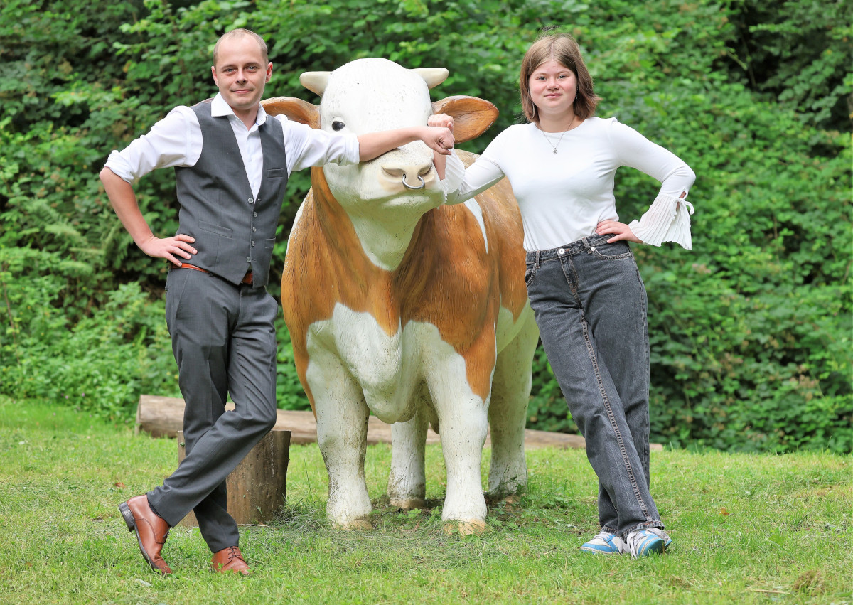 Das Maiknigspaar Florian Gall und Julia-Marie Blum freut sich auf die Kirmes. (Foto: Privat)