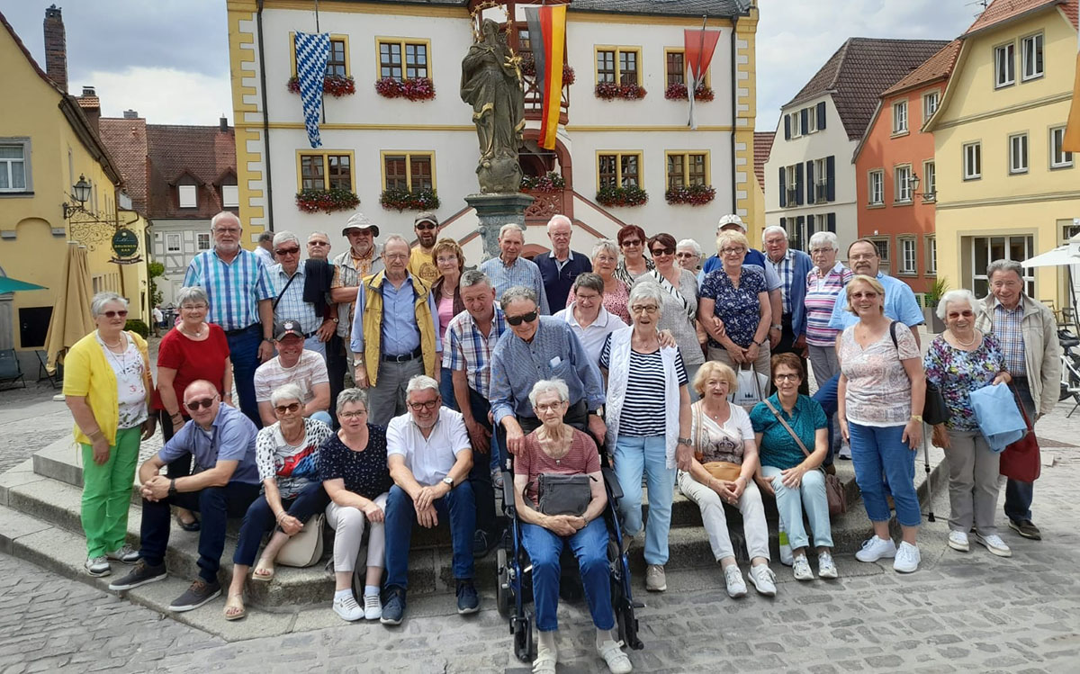 Der Ausflug der St. Hubertus Schtzenbruderschaft fhrte in die Stadt Bamberg. (Foto: Schtzen Robach)