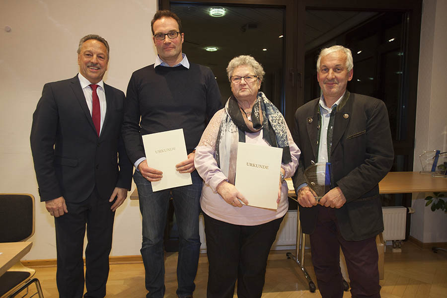 Alice Jakobs und Roland Sieber erhalten Ehrenamtspreis