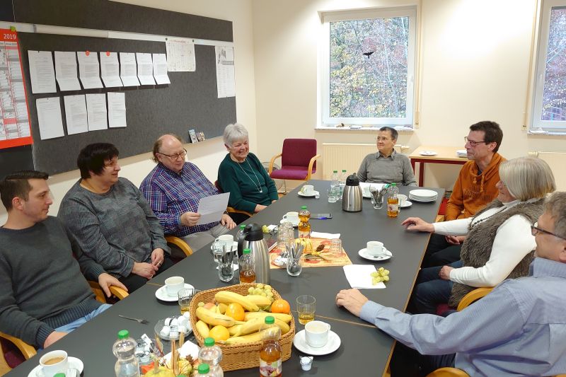 Reger Austausch zwischen den Teilnehmenden der Vielbacher Selbsthilfe-Tagung. Foto: privat