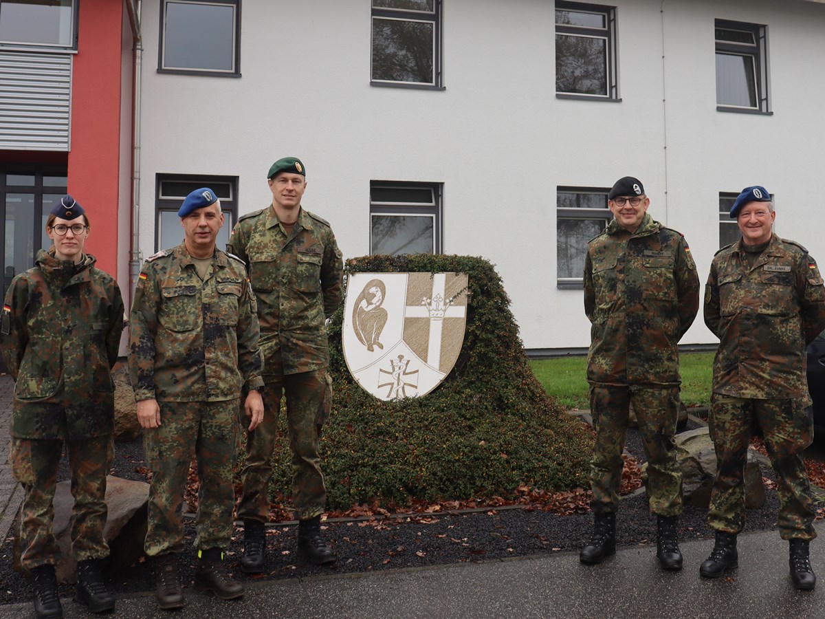 Panzerbrigade 21 "Lipperland" zu Besuch in Rennerod beim Sanittsregiment Zwei "Westerwald"