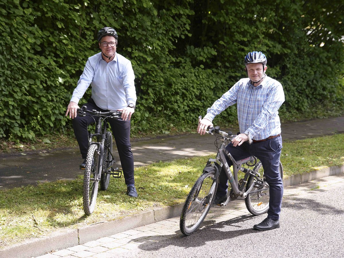 In und um Neuwied wird fleiig geradelt. (Foto: Stadt Neuwied/Felix Banaski)