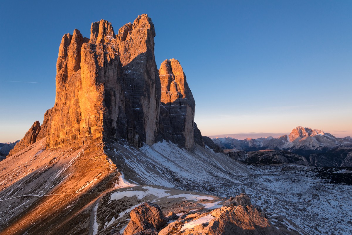 Unter anderem zu den drei Zinnen, einem der bekanntesten Fotomotive Sdtirols, entfhrt Steffen Hoppe die Gste bei seiner Fotoreportage in Nentershausen. (Foto: Steffen Hoppe)