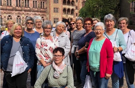 Schnsteiner Karnevalsfrauen verloren ihr Herz an Heidelberg