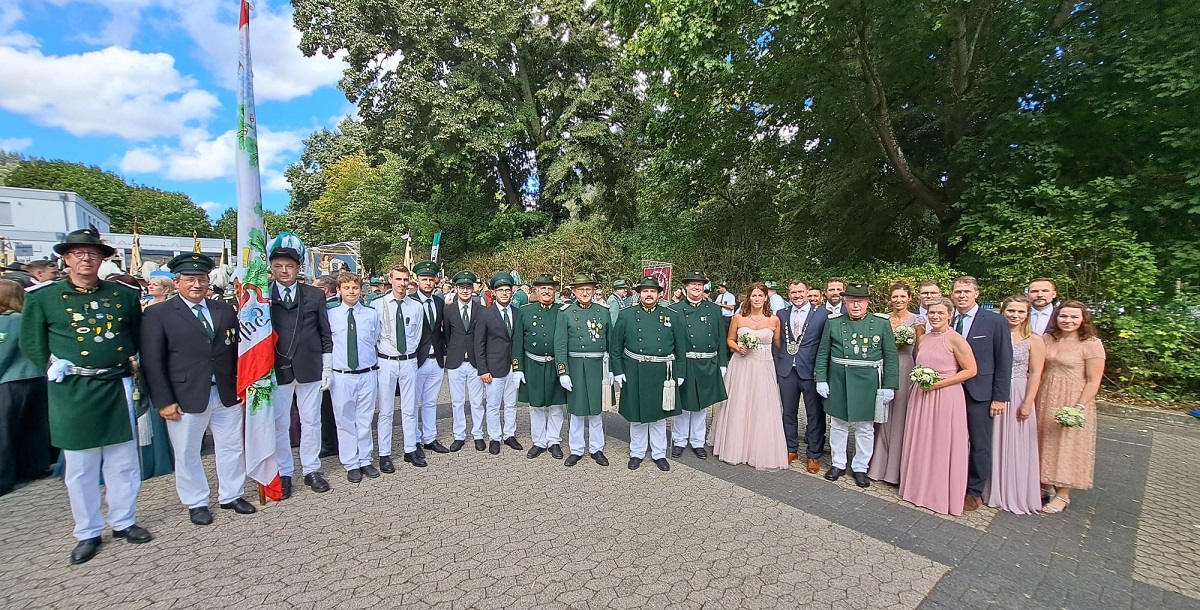 Schtzenbruderschaft Schnstein beim Bundesfest in Mayen