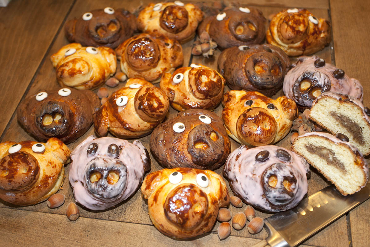 Westerwlder Rezepte - Gefllte Glcksschweinchen fr den Neujahrstag