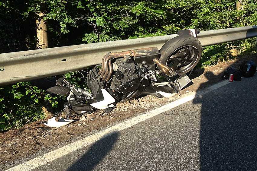 Kradfahrer hatte Schutzengel