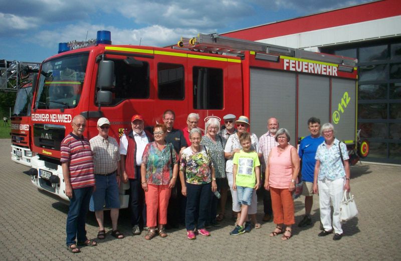 Senioren-Beirat Neuwied bei der Feuerwehr. Foto: privat