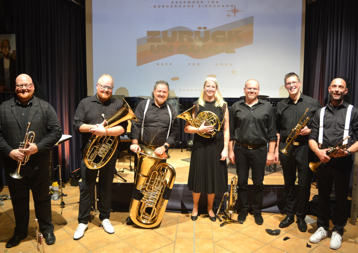 "Back for good": Young Harmonic Brass aus Siershahn begeisterten ihr Publikum