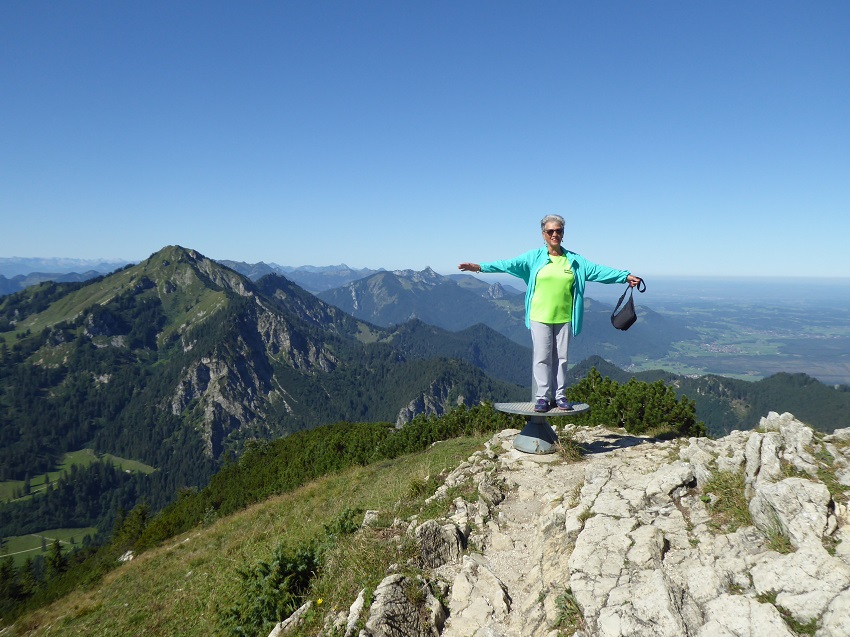 Siegperlen auf dem Hochfelln whrend der Mehrtagesfahrt Chiemsee/Waginger See im September 2019 (Foto: Verein)