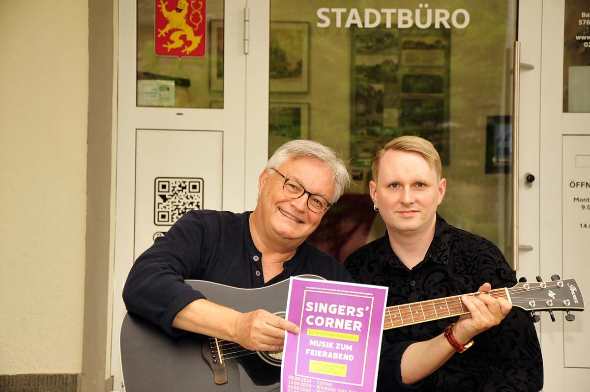 Thomas Wunder (li.) und Bastian Prie stellten das Projekt vor (Bild: kk)