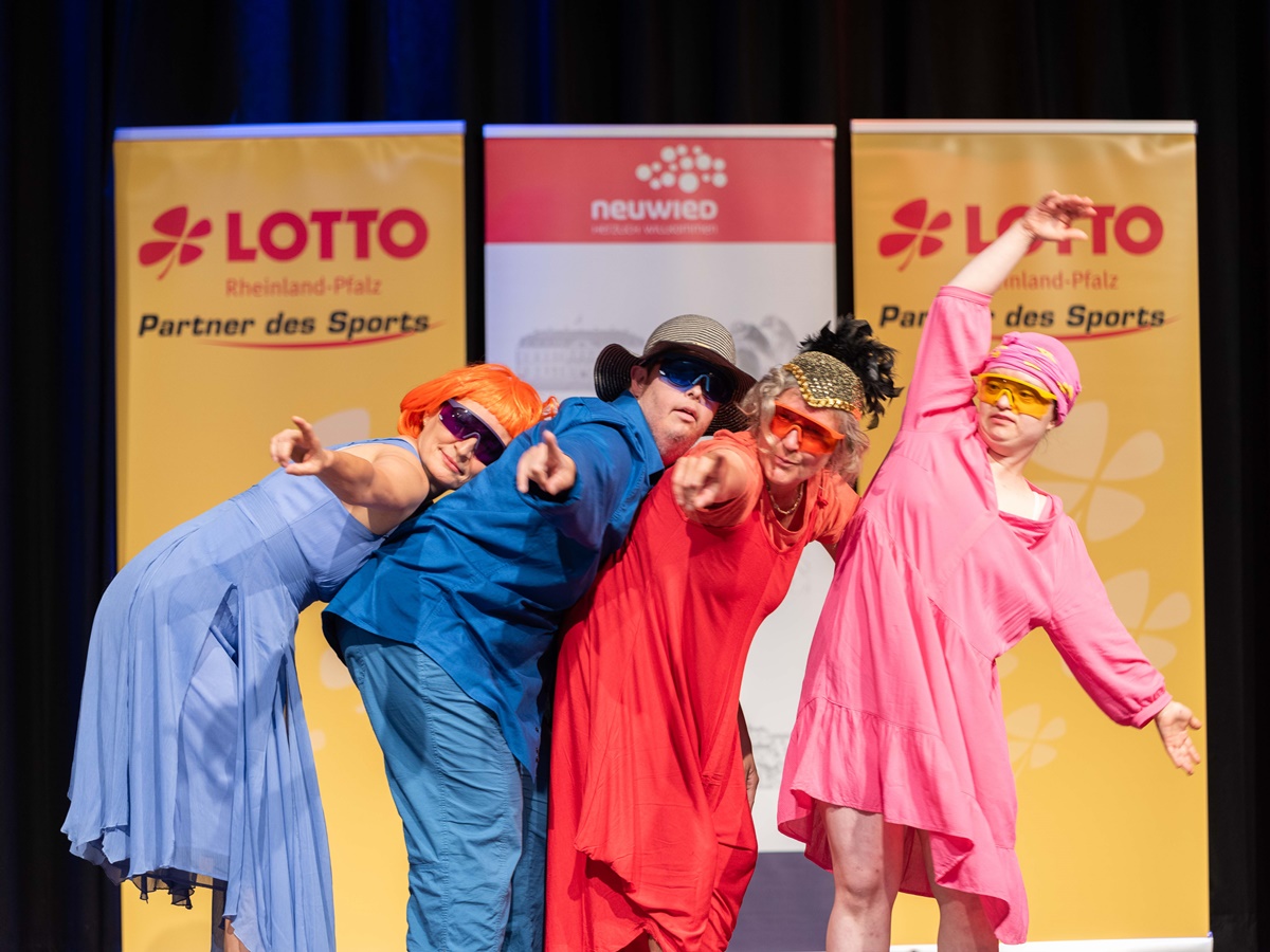 Die Special Olympics Rheinland-Pfalz wurden mit einem bunten Programm erffnet. (Foto: Seydel)