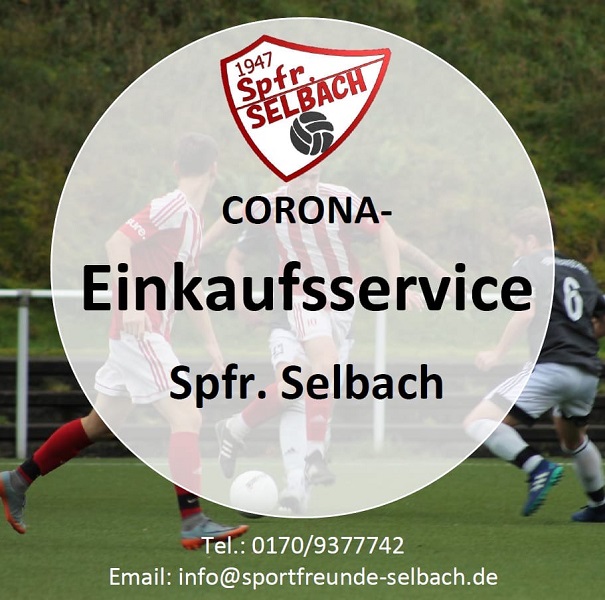 Corona Virus: Sportfreunde Selbach bieten Einkaufsservice an