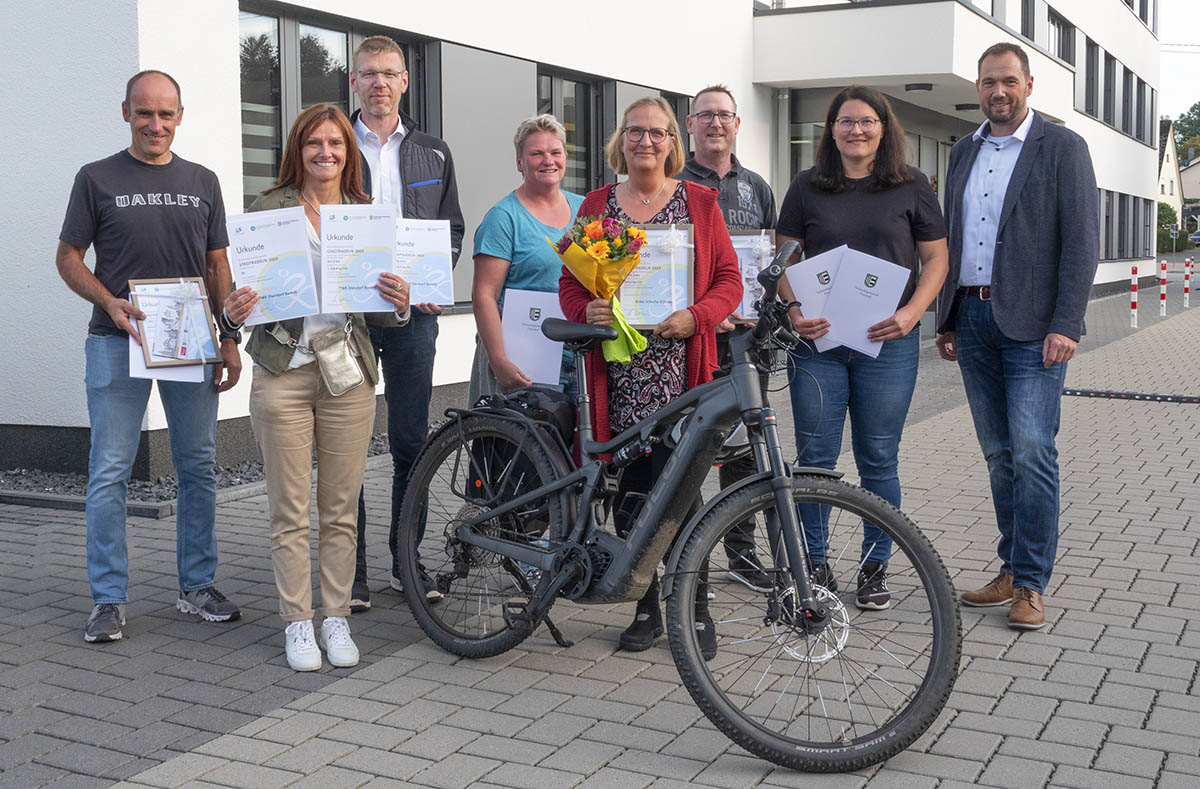 Stadtradeln Dierdorf: Siegerehrung der erfolgreichen Teilnehmer