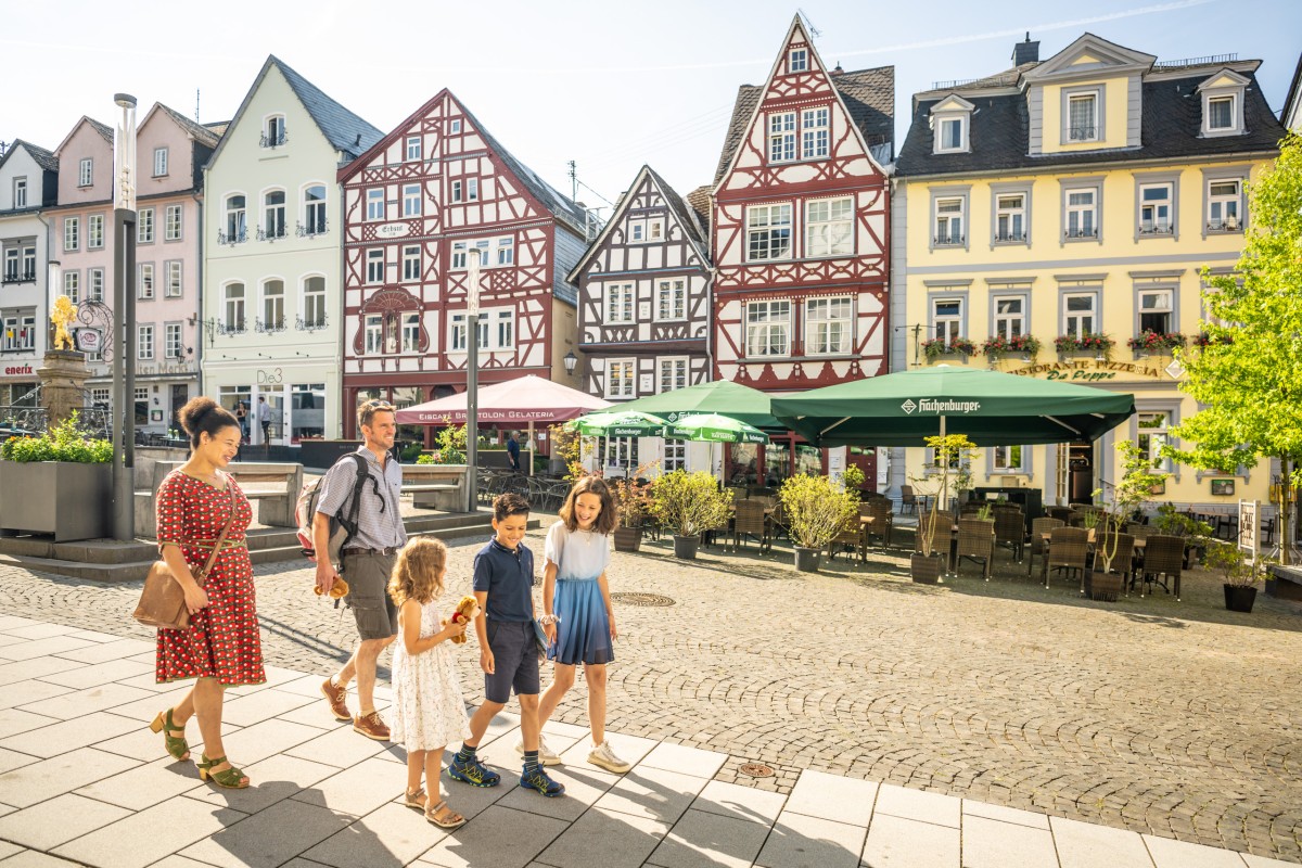 Stadtspaziergang in Hachenburg im September