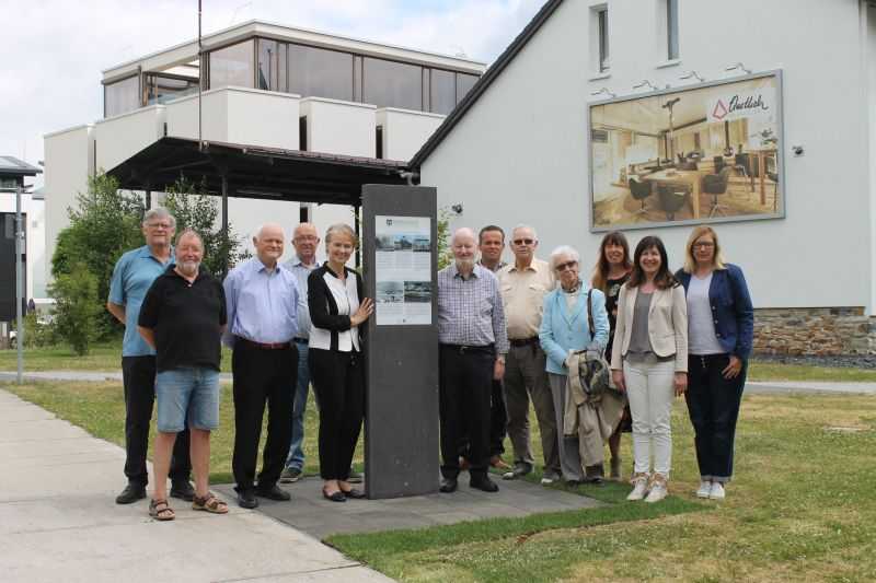 Info-Stele am Alten Bahnhof eingeweiht