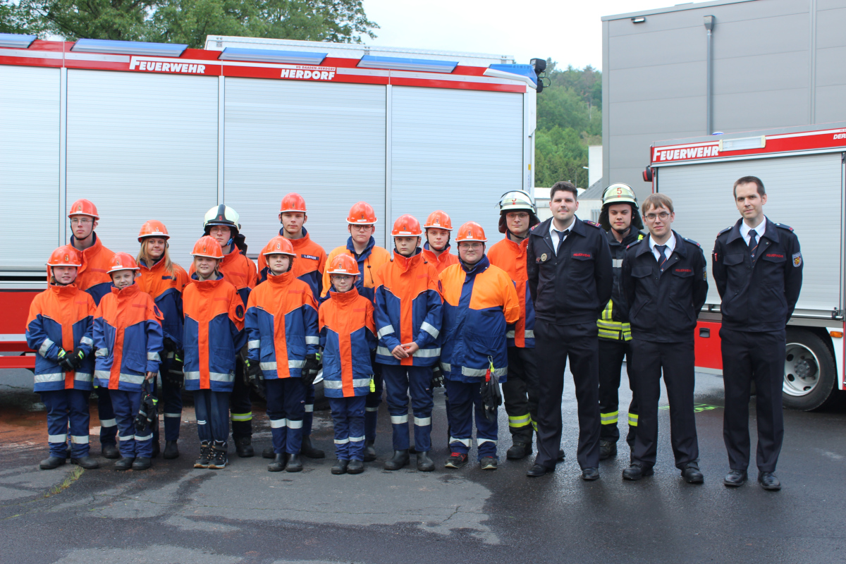 Die Jugendfeuerwehr Herdorf feierte ihr 40-jhriges Jubilum (Fotos: Jenny Patt)