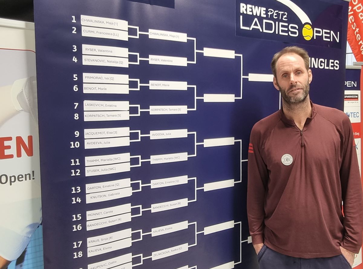 Torsten Beltz ist als Bundestrainer der Tennis-Frauen zum ersten Mal Gast beim Altenkirchener Turnier. (Foto: vh)