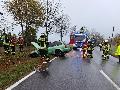 Glck im Unglck: Verletzter befreit sich selbst nach Unfall auf der L 286