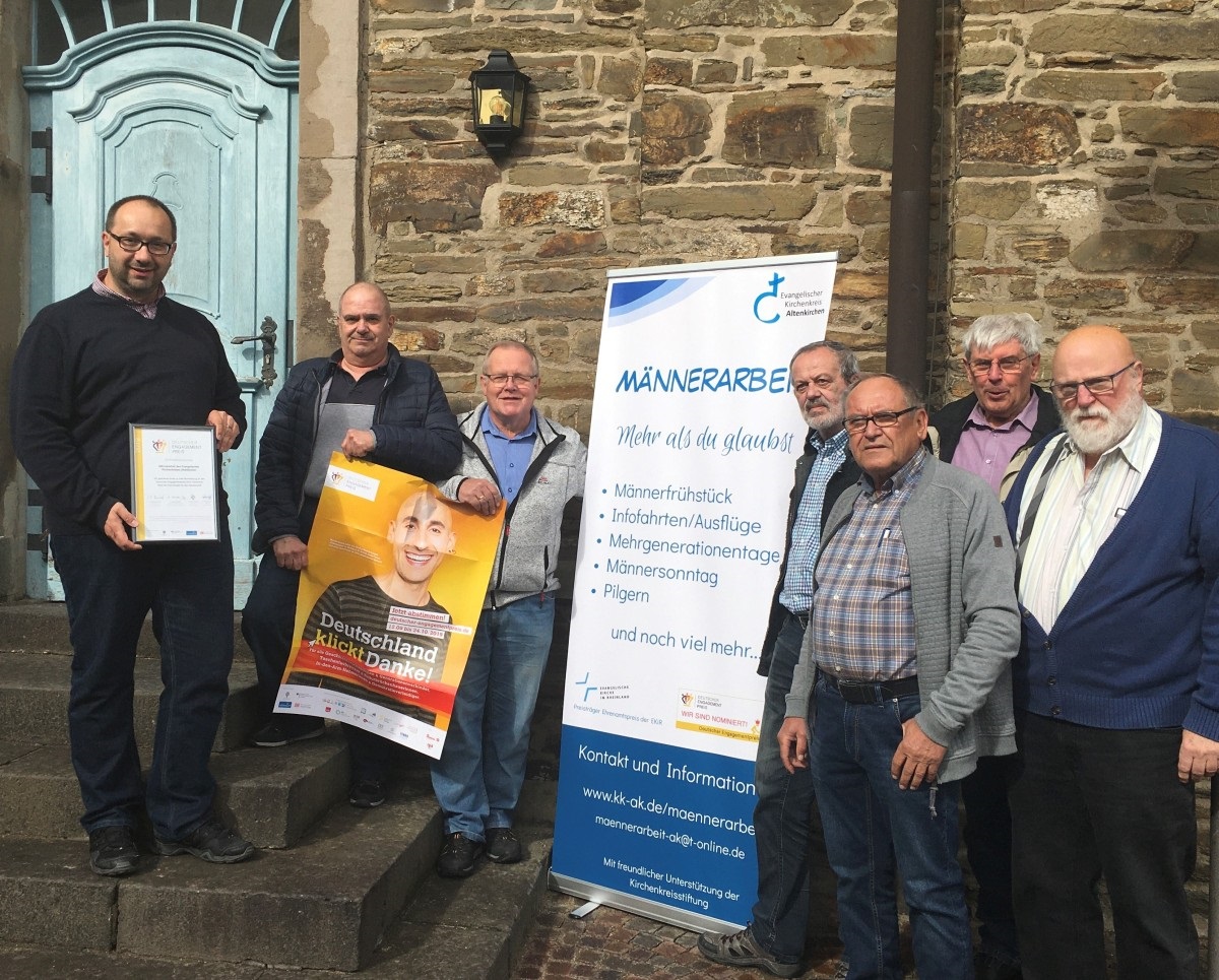 Bereits 2019 fr den Deutschen Engagementpreis nominiert: Die Mnnerarbeit im evangelischen Kirchenkreis Altenkirchen (Foto: Archiv Thorsten Bienemann)