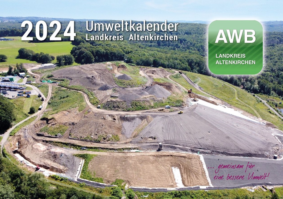 Der Umweltkalender 2024. (Foto: AWB)