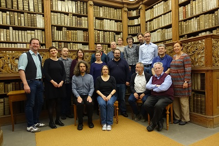 Die Mitarbeiter des Handschriftencensus. (Foto: Christine Glaner, Wien)