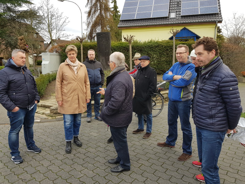 Die SPD Unkel-Bruchhausen war zur Begehung in Heister unterwegs. Foto: Privat