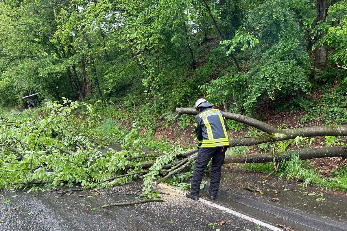 Unwetter zog bers AK-Land: So hat der Starkregen die Freiwilligen Feuerwehren in Atem gehalten