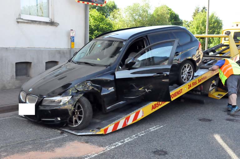 Verkehrsunfall in Altenkirchen fhrte zu Behinderungen