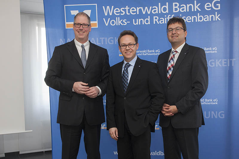 Sie standen bei der Pressekonferenz Rede und Antwort: Wilhelm Hser, Dr. Ralf Klbach und Markus Kurtseifer (v.l.). Foto: Wolfgang Tischler
