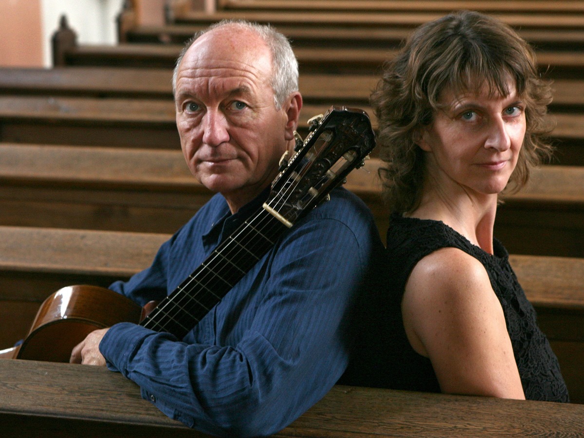 Volker Hh und Birte Bornemann berzeugen mit Musik und Text (Foto: Veranstalter)