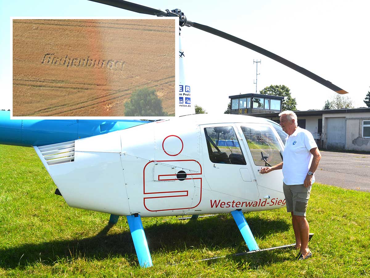 Hoch hinaus, um Hacheburger Sommerbraugerste zu bestaunen. (Fotos: Wolfgang Rabsch)