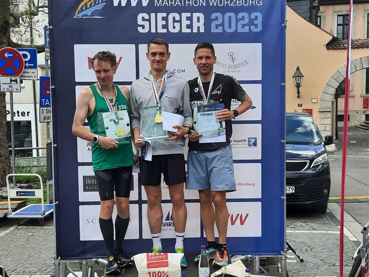 Dritter Platz fr Ren Metzger beim Wrzburg-Marathon