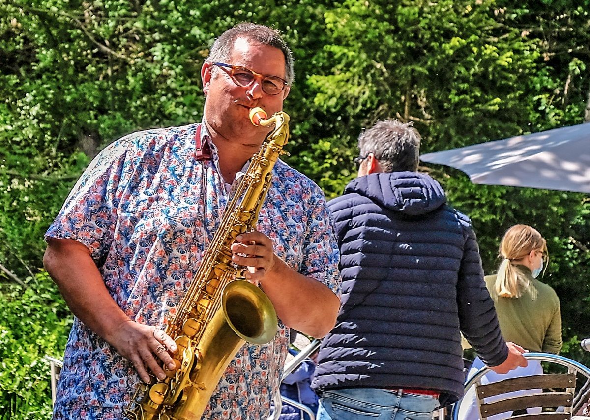 Saxofonist Andreas Nilges ist ein gern gesehener und gehrter musikalischer Gast im b-05 Musikzentrum. (Foto: A. Nilges)