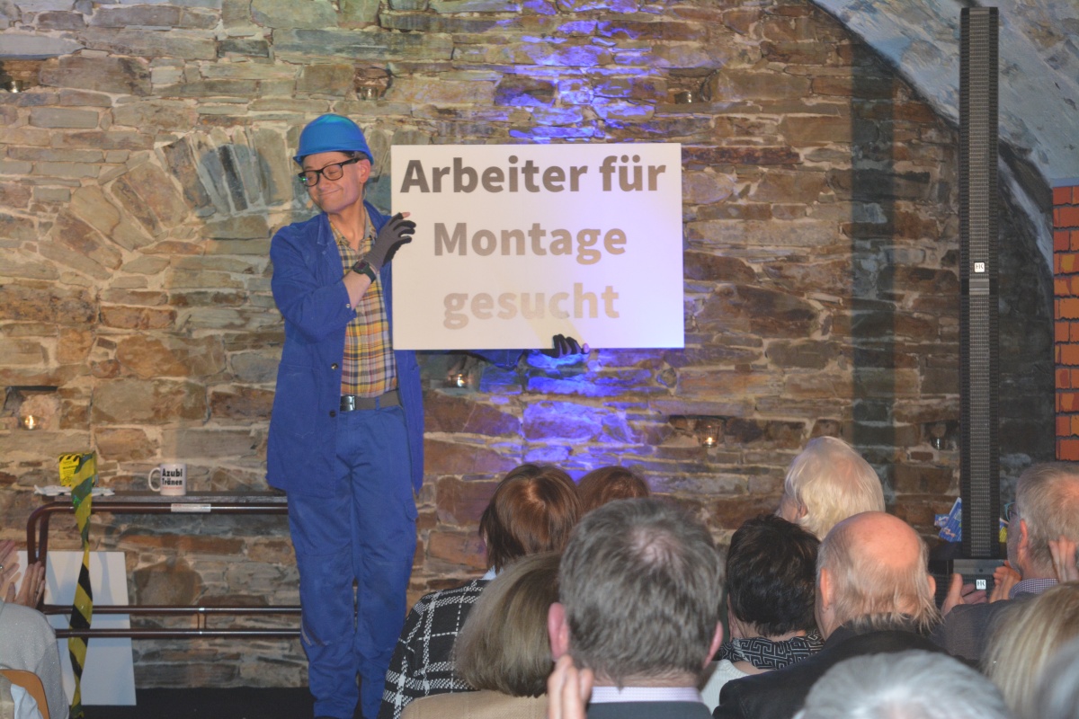 Comedy zum Schlapplachen: Kai Kramosta eroberte den Kulturkeller in Montabaur