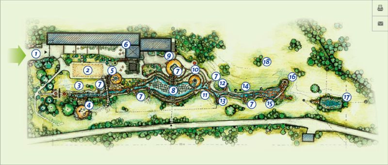 Plan des Wasserparks. Foto: Homepage