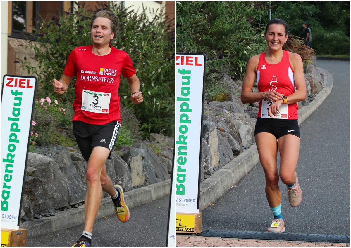 Fabian Jenne und Joanna Talmann werden beim Brenkopplauf die besten Siegchancen zugeschrieben. (Fotos: Veranstalter)