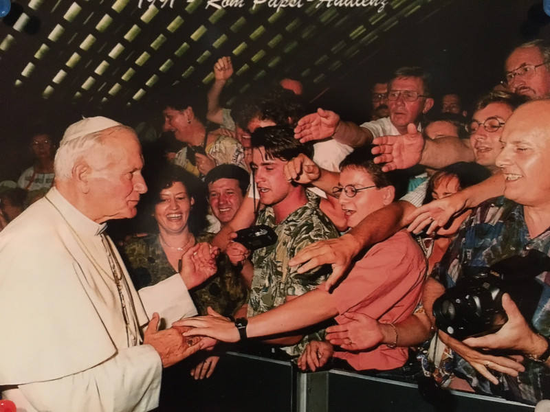 Die Ccilia-Snger durften sogar schon den Papst treffen. Jetzt laden sie zum Bunten Abend nach Waldbreitbach. Foto: Privat