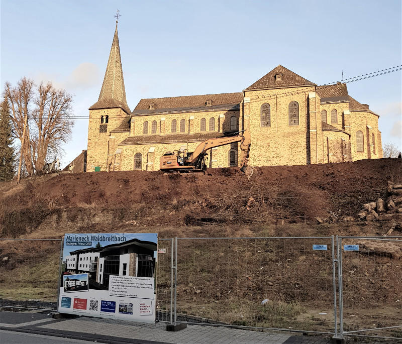 Der Hang am Marieneck wird "vernagelt"