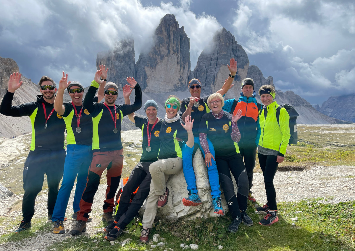 Die Waldbreitbacher Lufer haben die Drei Zinnen gemeistert. (Foto: VfL Waldbreitbach)