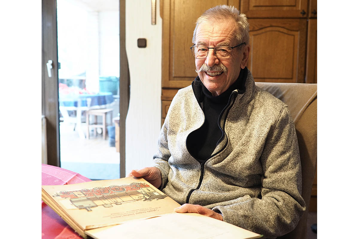 "Als Rentner kehrte ich wieder zu meinem Abenteuerspielplatz zurck", sagt Wilfried Kleber. Seit seiner Kinderzeit - nunmehr gut 70 Jahre - ist er mit dem Stffel verbunden. Foto: Tatjana Steindorf