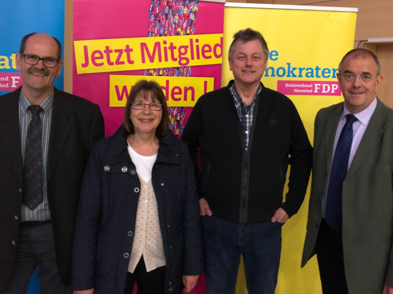 Alfons Ewens, Christa Ewenz, Prof. Dr. Jochen Koop und Johannes Droste (alle FDP) waren von "Der, Die, Das" begeistert. Foto: Privat