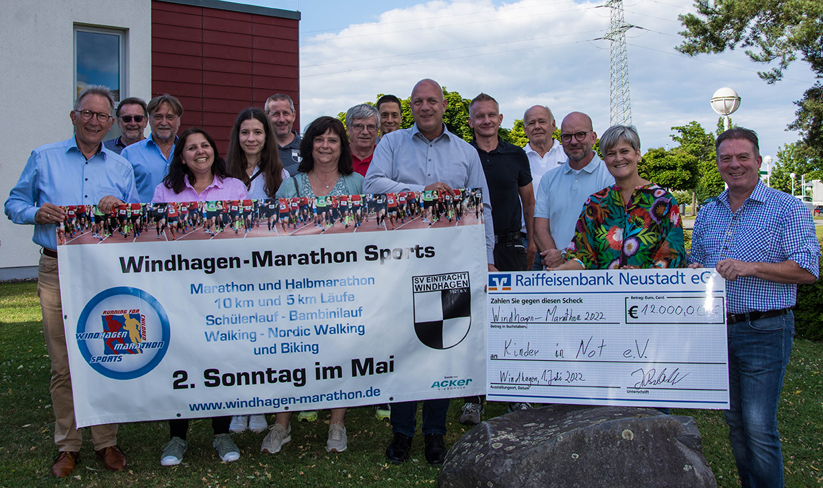 Windhagen-Marathon spendet fr Kinder in Not