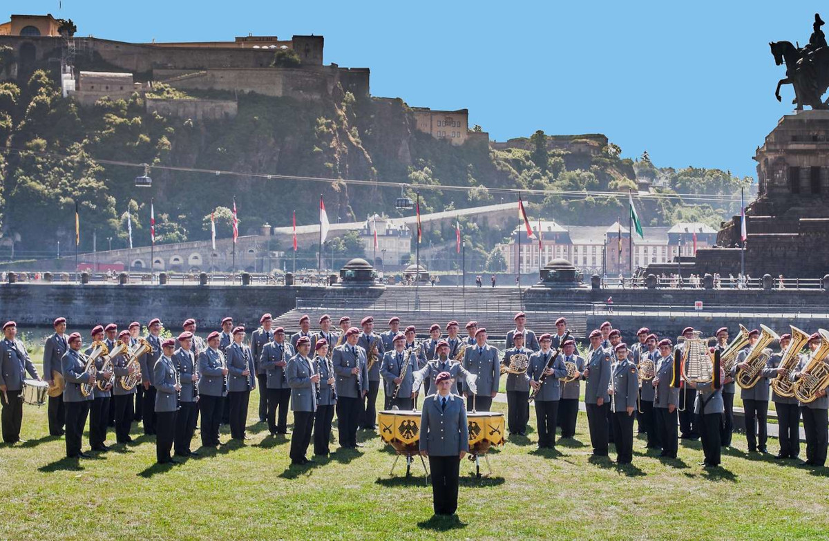 Das Heeresmusikkorps Koblenz kommt fr ein Benefizkonzert nach Wissen. (Foto: Dittrich/ Bundeswehr)