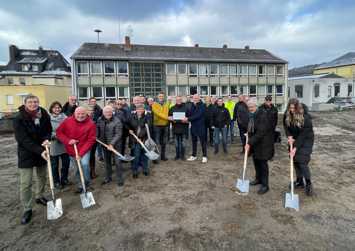 Rathausneubau in Wissen: Erster Spatenstich mit historischem Charakter