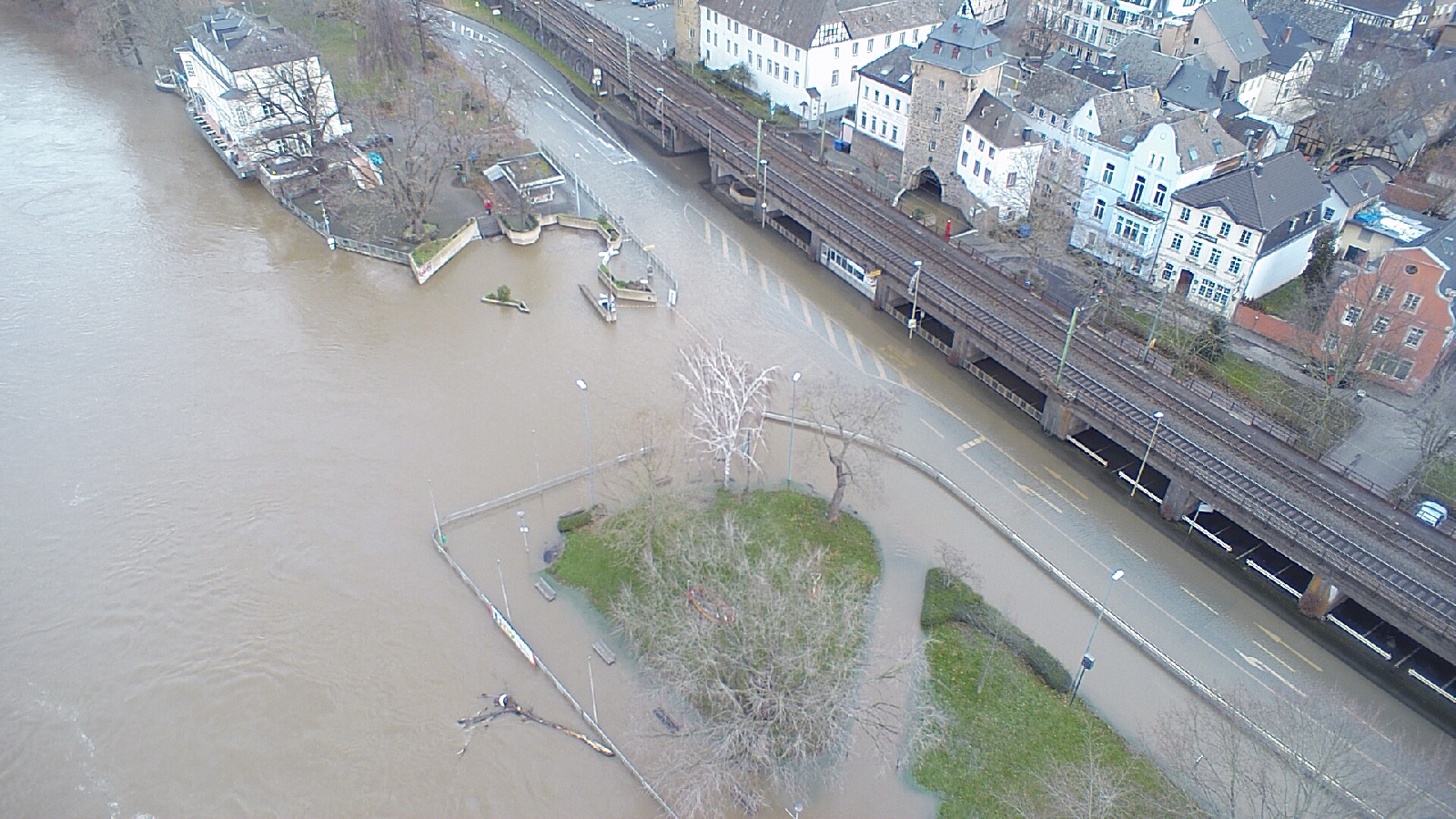 Hchststand des Hochwassers (Quelle: Feuerwehr Linz)